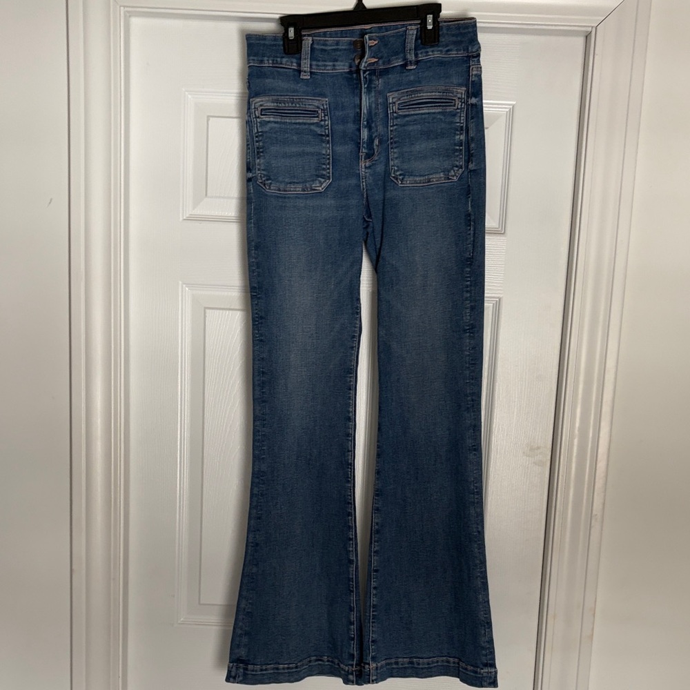 American Eagle Outfitters Blue Flare Jeans